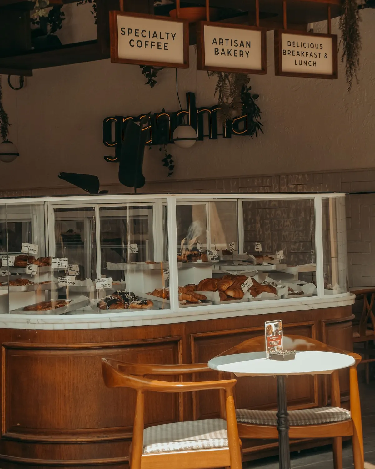 Inside a busy Relish counter